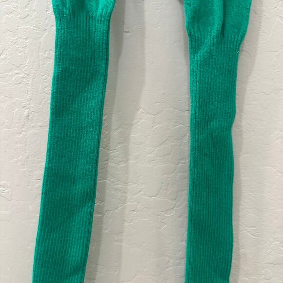 Mini Boden Green Footless Tights - Picture 3 of 7